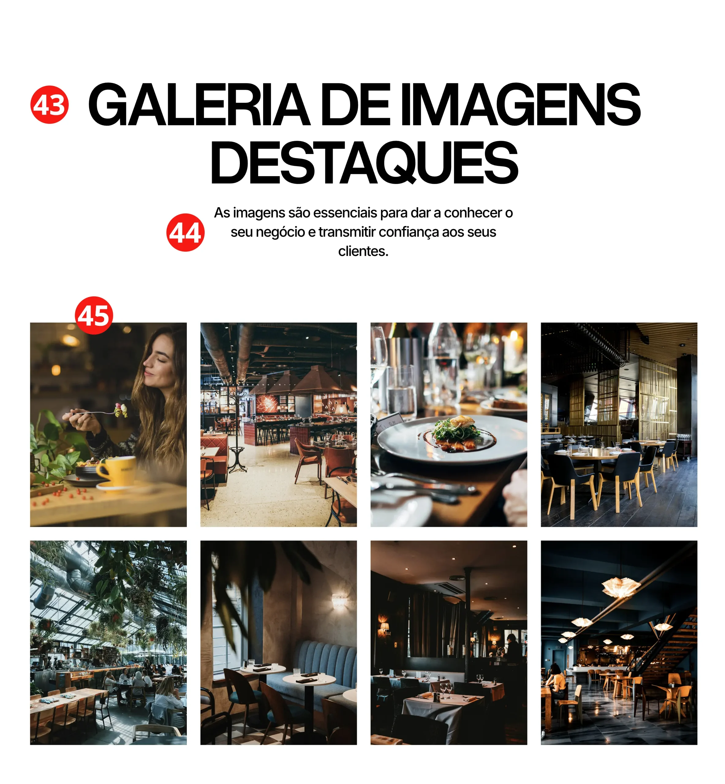 Referência da página galeria