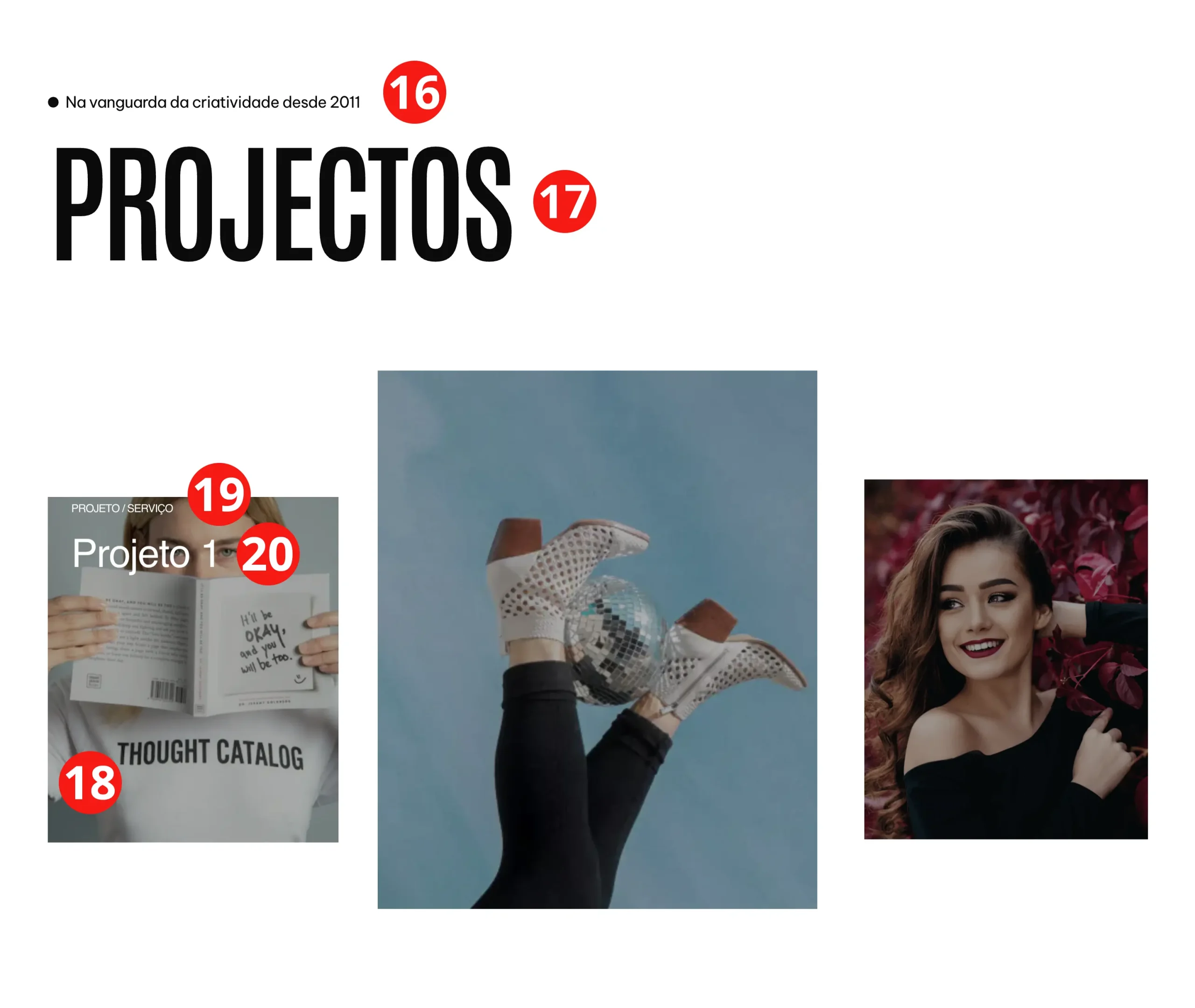 Referência da secção Portfolio
